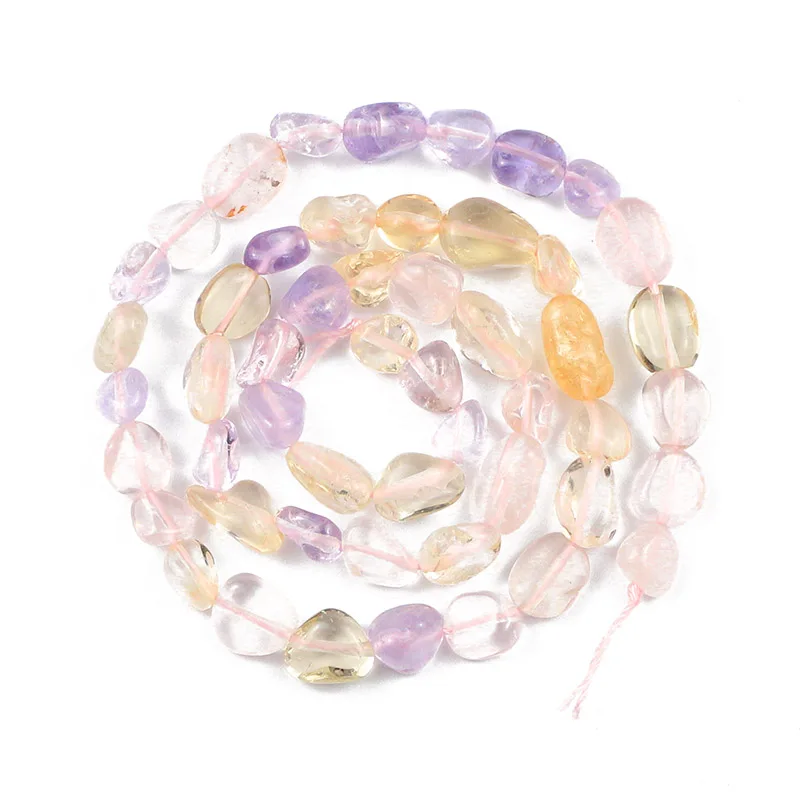 

YHBZRET, фиолетовый, розовый, желтый, 3 цвета, натуральный кристалл, Камень Неправильной Формы, гравий, разделители, бусины россыпью для искусств...