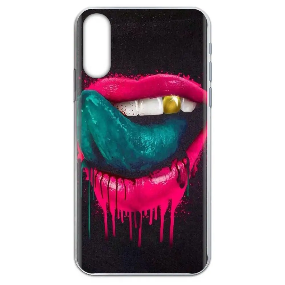 Sexy Lady Red Lips Hot Girl For Samsung Galaxy A71 Note 10 Plus A51 Case A50 A 71 51 | Мобильные телефоны и аксессуары