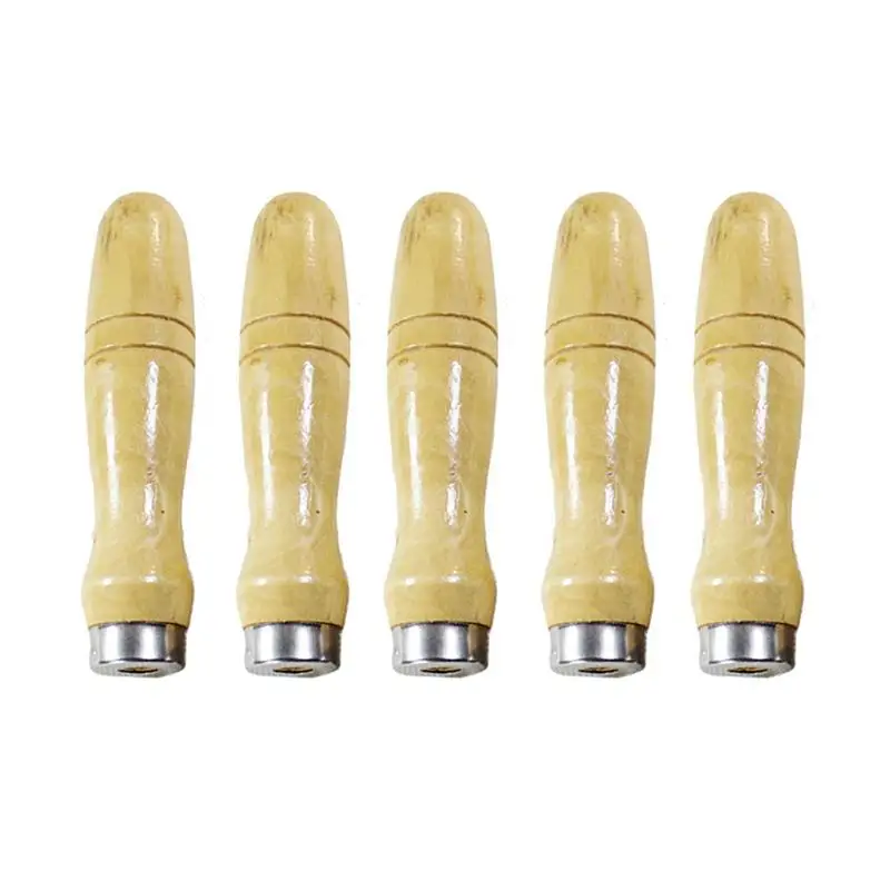 5 шт. деревянная ручка для режущего инструмента ремесло 6 8 мм Внутреннее