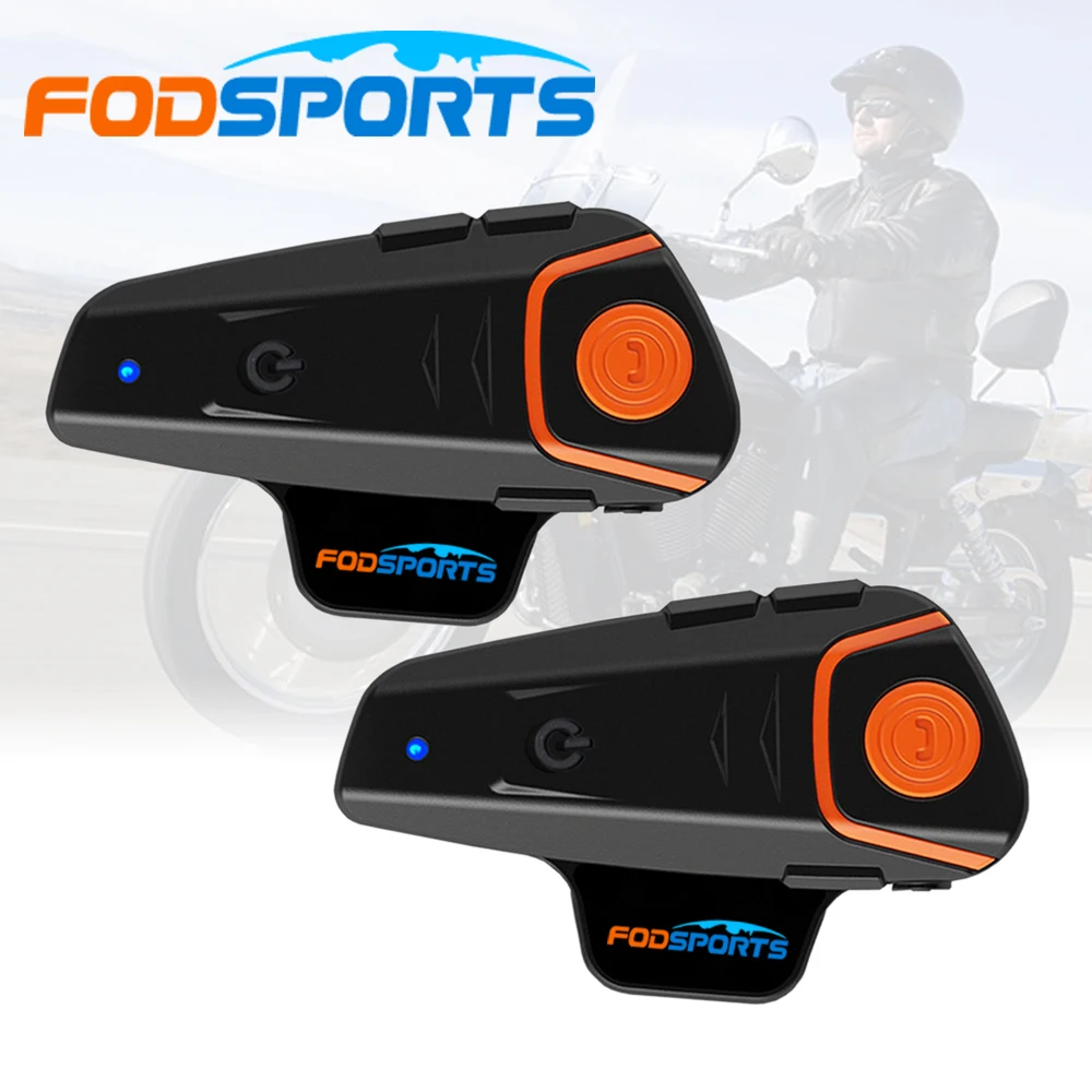 Переговорное устройство FodSports BT-S2 Pro 1000 м Bluetooth FM | Автомобили и мотоциклы