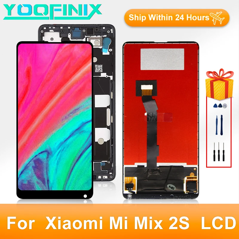 

ЖК-дисплей 5,99 ''для Xiaomi Mi Mix 2S, сенсорный экран с дигитайзером, запасные части для MI MIX 2S LCD M1803D5XA, оригинал