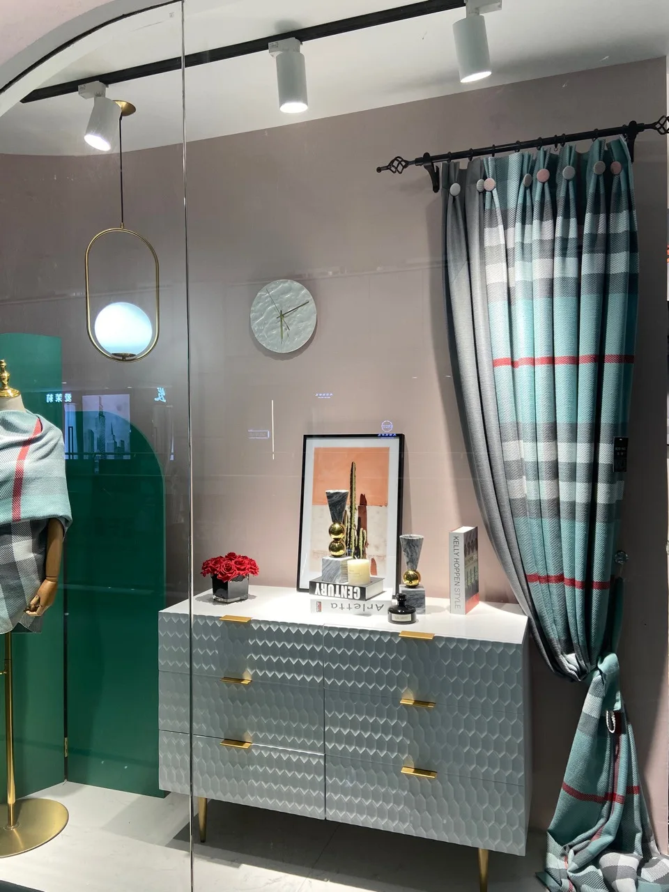 

Cotton And Linen Lightweight Lightweight Luxury Lattice Curtains Simple Modern Art Retro Style For Living Room Bedroom