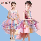 Новое платье для причастия, вечеривечерние 2021, платье для девочек, для свадьвечерние, подружки невесты, детское платье с вышивкой бисером, детское платье