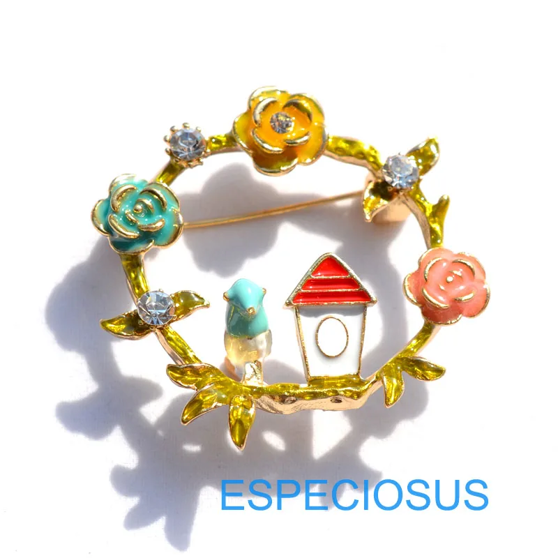 Женская брошь в форме груди украшение для сада Стразы золотого цвета разные |