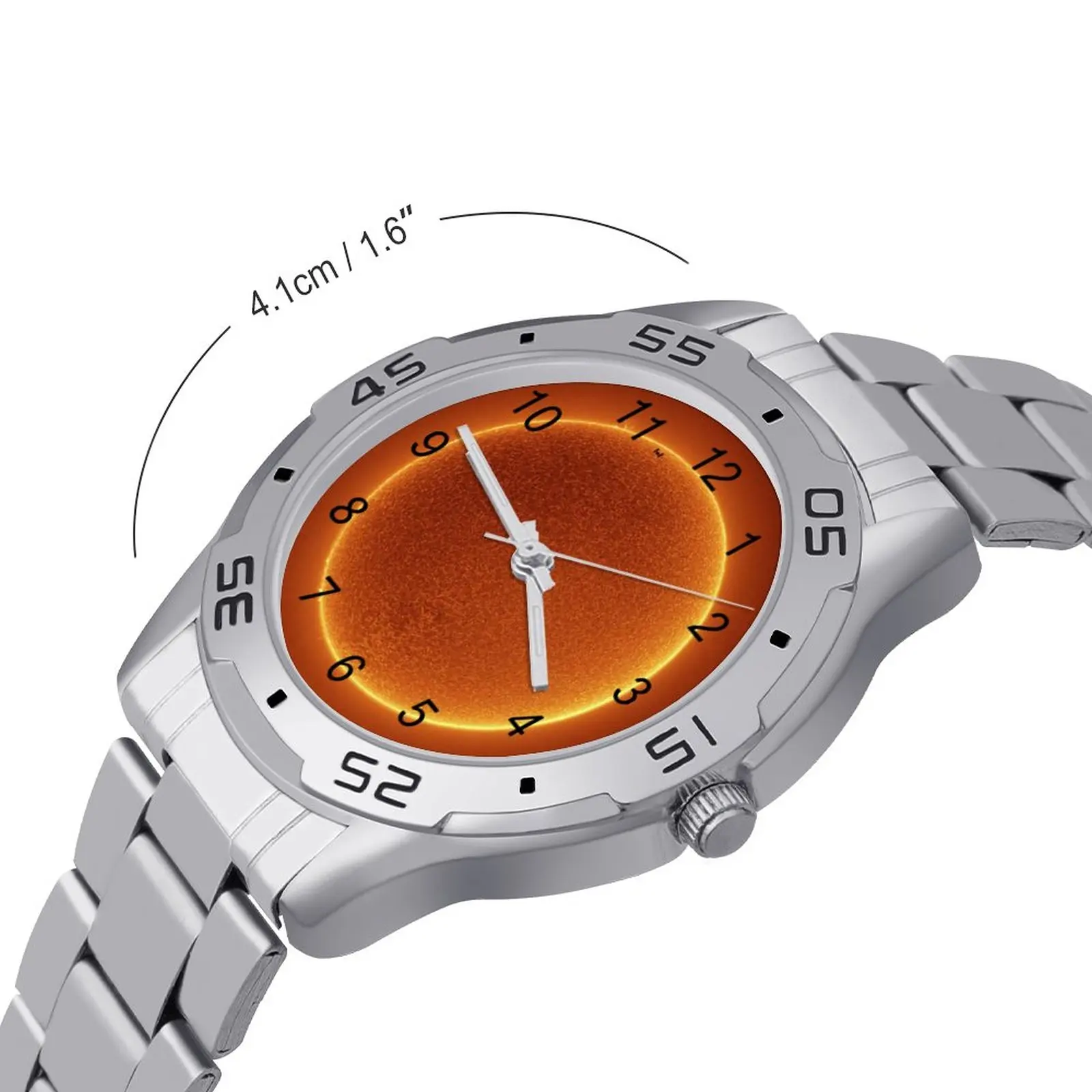 Солнечные кварцевые часы из нержавеющей стали наручные для девушек забавные