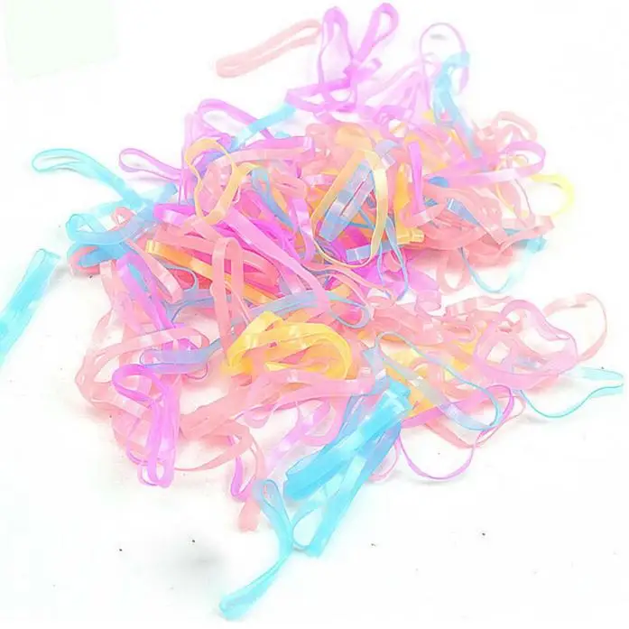 Детские эластичные резинки для волос карамельных цветов конского хвоста завязки