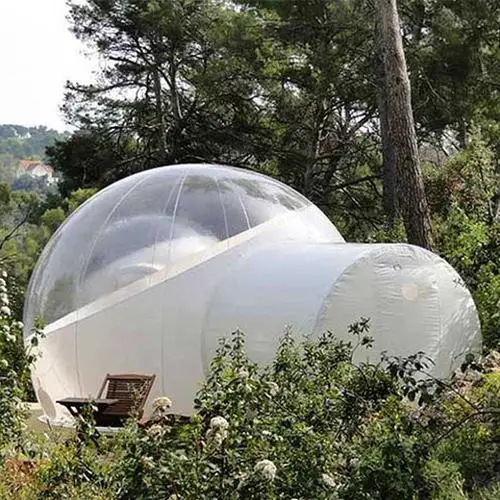 Горячая Распродажа надувная садовая палатка Igloo 3 м Dia с вентилятором прозрачная