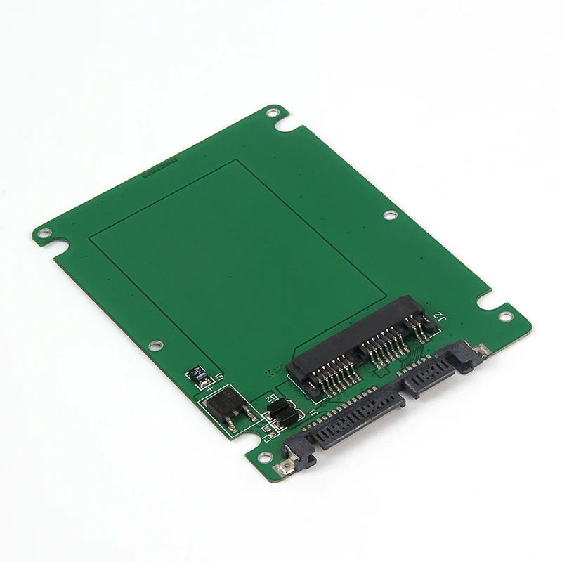 1 8 дюймовый Micro SATA 16 Pin SSD To 2 5 &quotSATA 22Pin адаптер конвертер с чехлом высокого качества