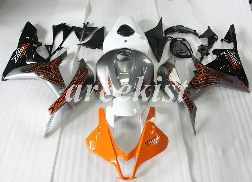 

New Injection mold Fairing kit Fit For Honda CBR600RR F5 2007 2008 07 08 600RR CBR600 ABS fairings Custom orange