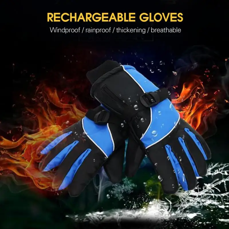 

Outdoor USB Lithium Battery Switch Rechargeable Electric Gloves Durable Winter Sports Ski Snowboarding Warm Gloves Hot In Sale