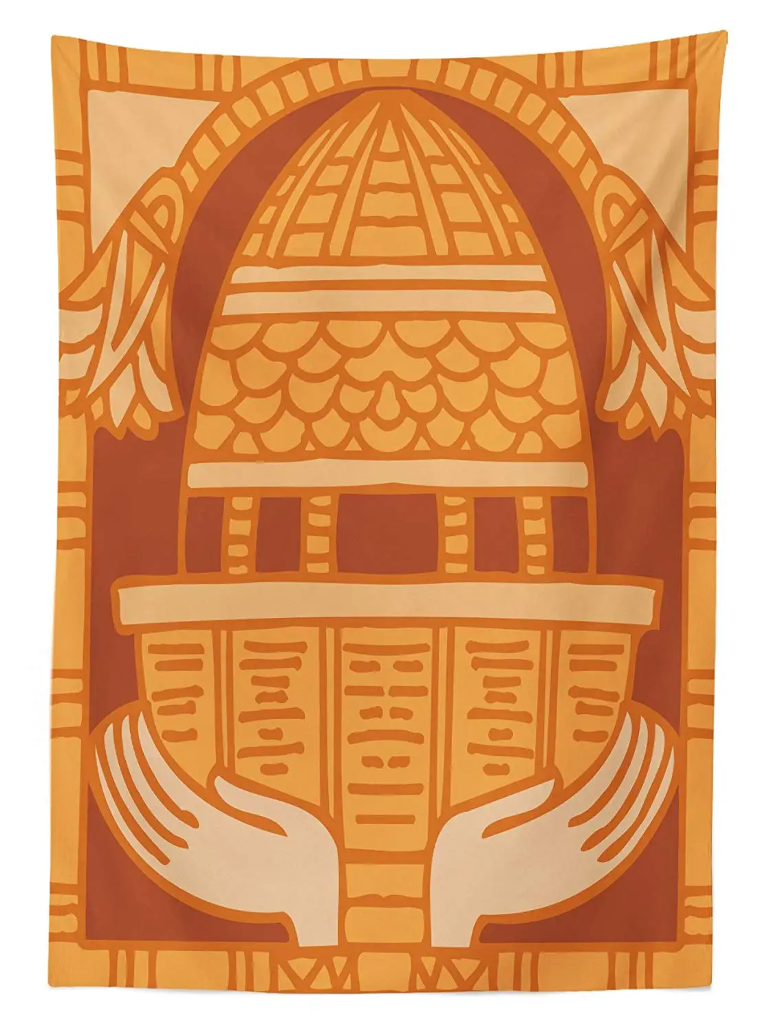 Египетская уличная скатерть Декоративная для пикника с цветами | Дом и сад