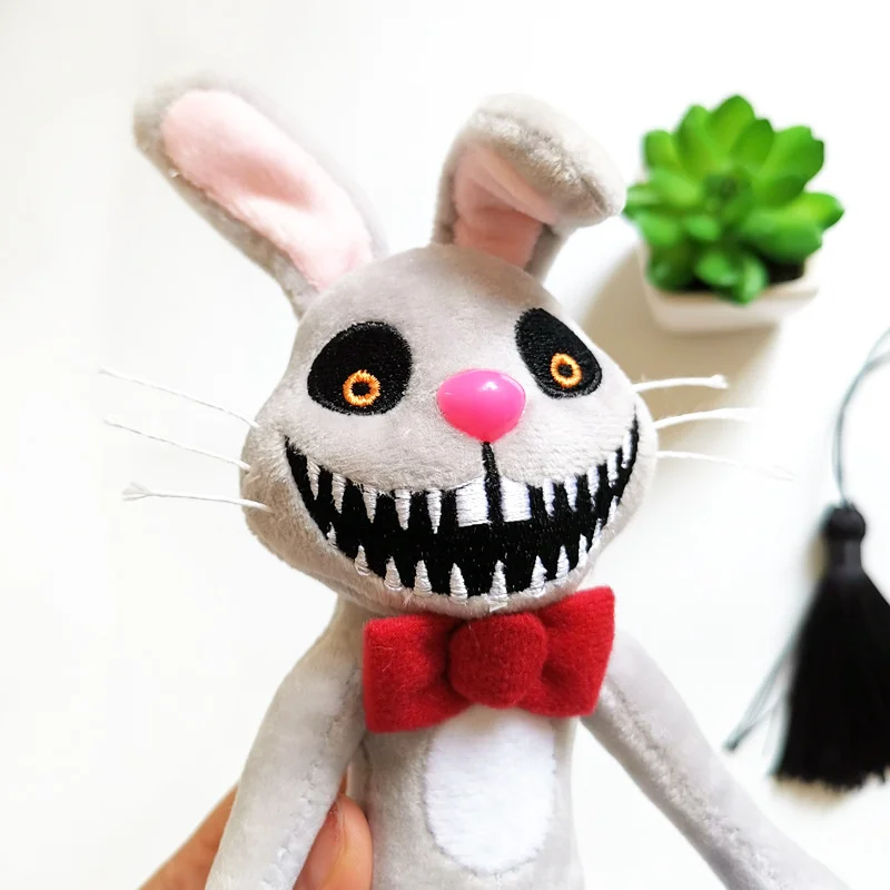 Juguetes de peluche de Mr Hopps 2 para ni&ntilde;os, mu&ntilde;eco de conejo de 28cm, almohada suave, regalos de cumplea&ntilde;os-5