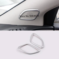 abs matte car interior a pillar speaker horn ring cover trim sticker car styling for nissan murano 2015 2018 car accessories