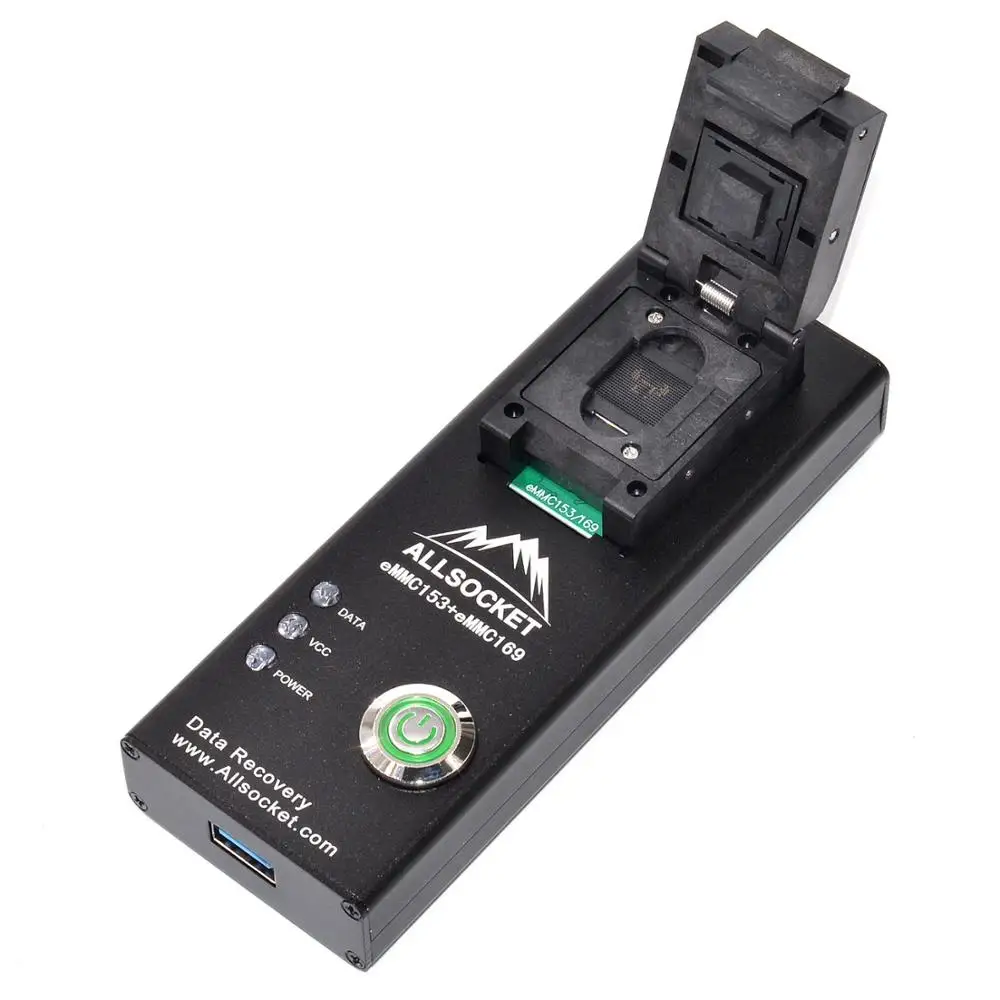 EMMC розетка адаптер программатор USB тест EMMC153 EMMC169 BGA153 BGA169 XC6221B3717RF6|test usb|test programmertest