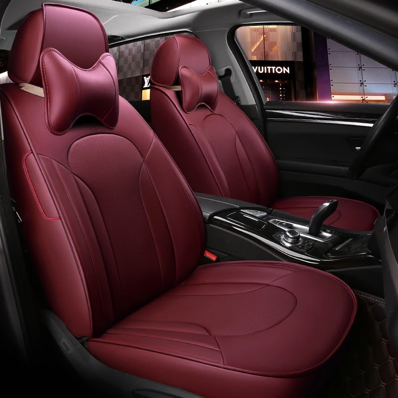 Кожаные чехлы на сиденья для Audi A6L Q3 Q5 Q7 S4 A5 A1 A3 A4 B6 b8 B7 A6 c5|leather car seat cover|car coverseat cover |