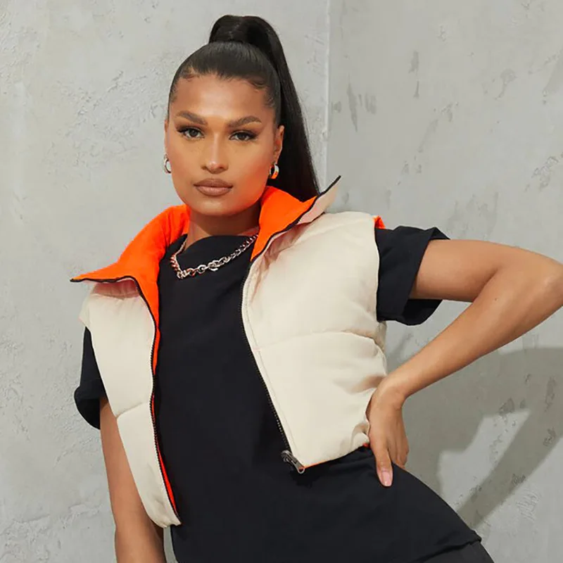 Casaul Women Coat Color Patchwork Female Jacket Women  Down Jacket Autumn And Winter Clothes For Women Outfit