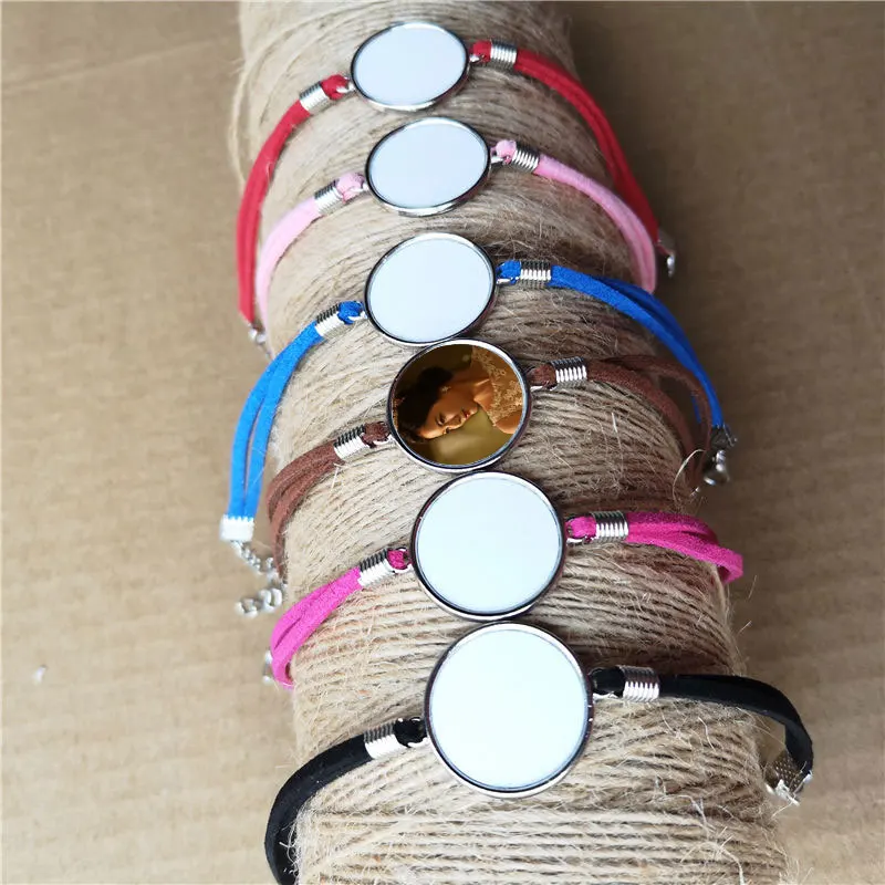 Сублимационные чистые браслеты для женщин модные с переводным принтом