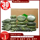 Tontin нефритовый глазурь горячий камень массажный набор массажер для спины уход за здоровьем камни для массажа позвоночника базальтовая Лава камень спа