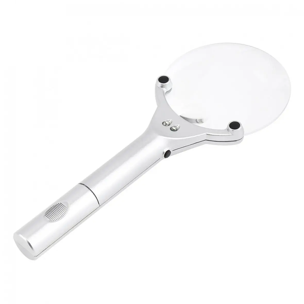 6х ручная Лупа открытого типа без рам с 2 светодиодный ными лампами для