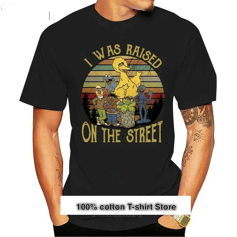 

Camiseta Vintage de The Muppet Show I Was elevada On The Street para hombre, camisa negra 4Xl S, nueva