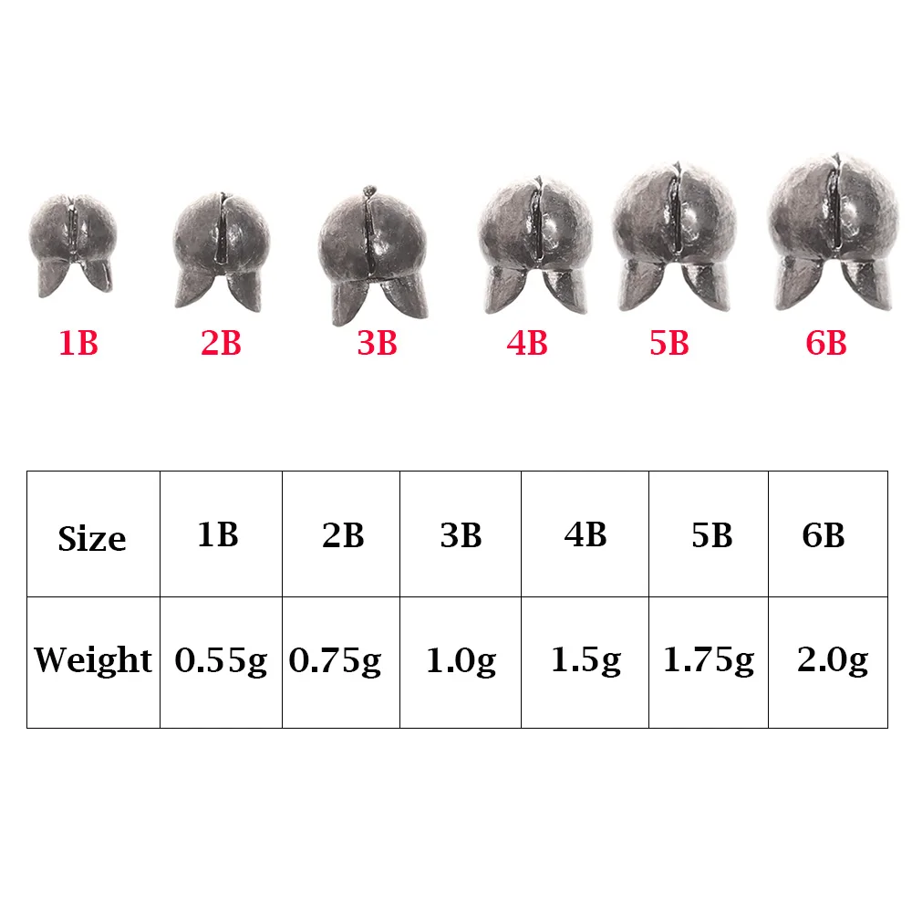 20 шт./компл. свинцовые рыболовные снасти с разрезом | Спорт и развлечения