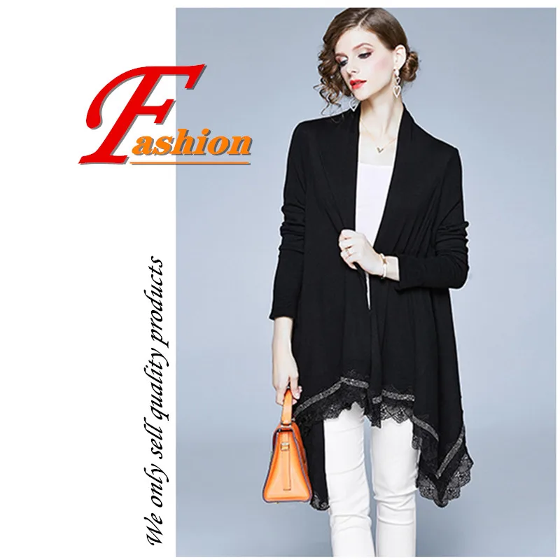 

Женская трикотажная накидка с длинным рукавом, в европейском стиле