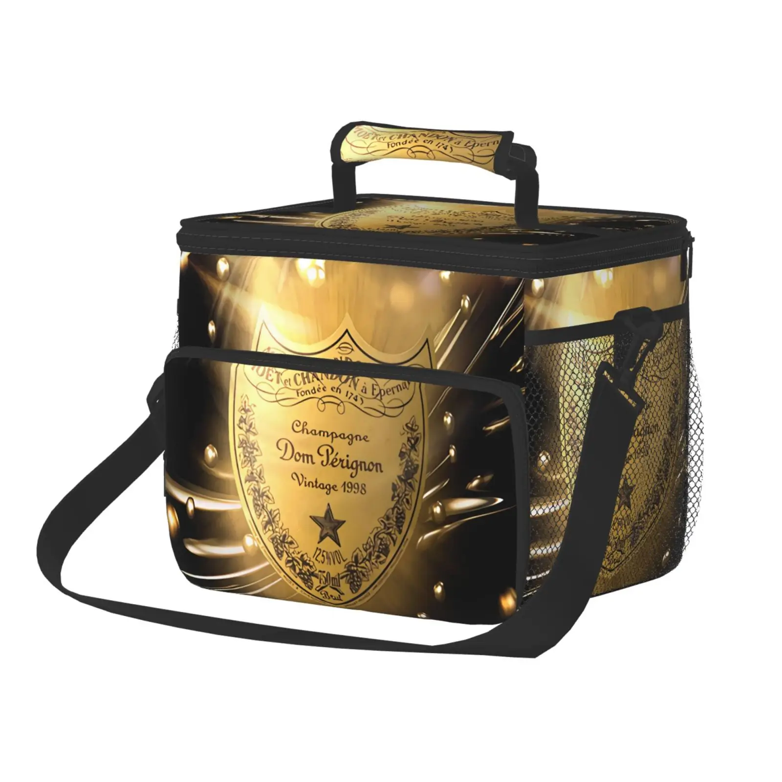 

Dom Perignon Picnic Bag Large Capacity Luxury Lunch Bag Family Pack Refrigerated Shopping Bag lunch tote _hy008
