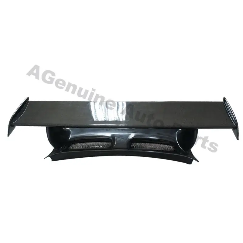 

Real carbon fiber rear luggage box bonnet back boot flaps car back boot lip wing rear trunk spoiler wing for Porsche 997 GT3