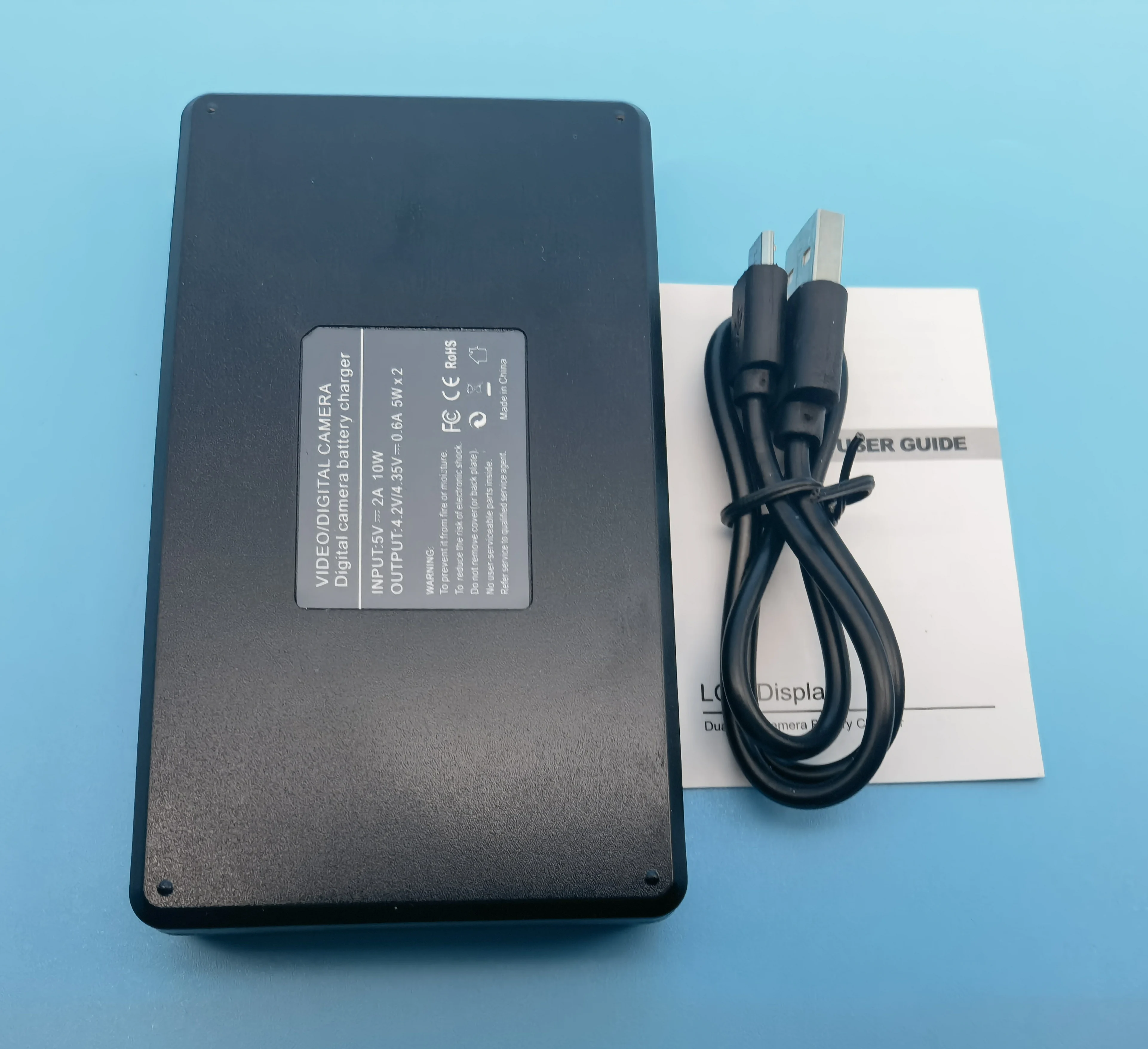 Зарядное устройство USB для фотокамер Canon зарядки аккумуляторов с ЖК-дисплеем BP718