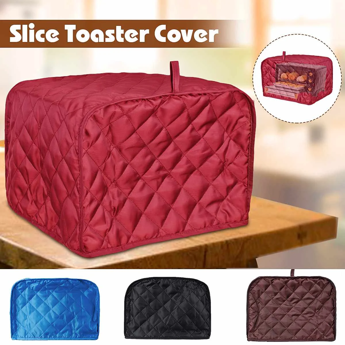 

1Pcs Toaster Cover Bread Toaster Protector Machine Storage Cover Washable Fits Most Standard 2 4 Slices Toaster Dust Proof Cover