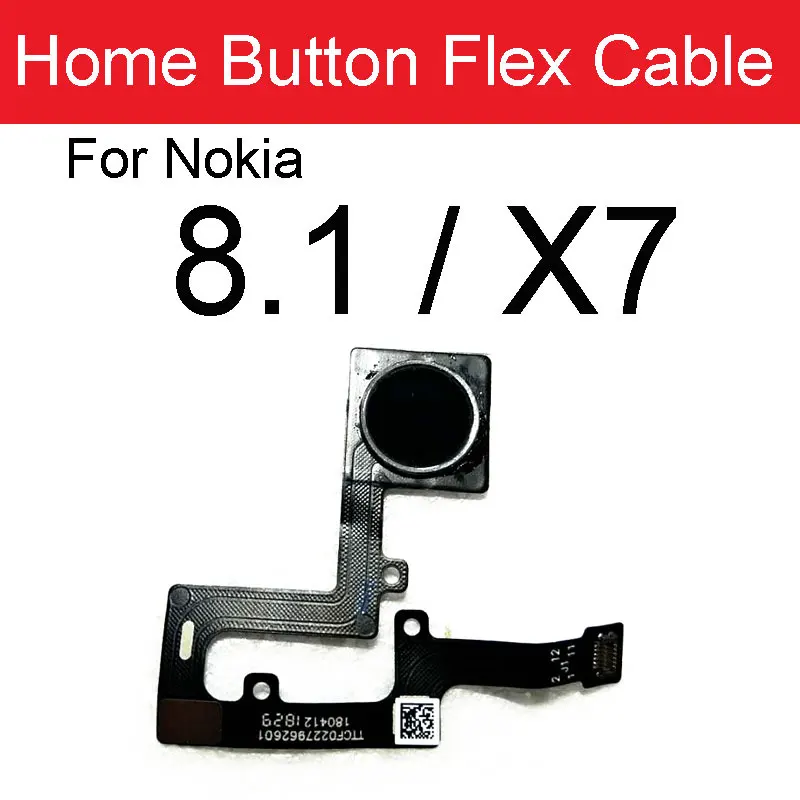 

Home Return Button Sensor Flex Cable For Nokia 8.1/X7 TA-1119 TA-1121 TA-1128 TA-1131 X7-00 Journey Menu Key Touch Flex Ribbon