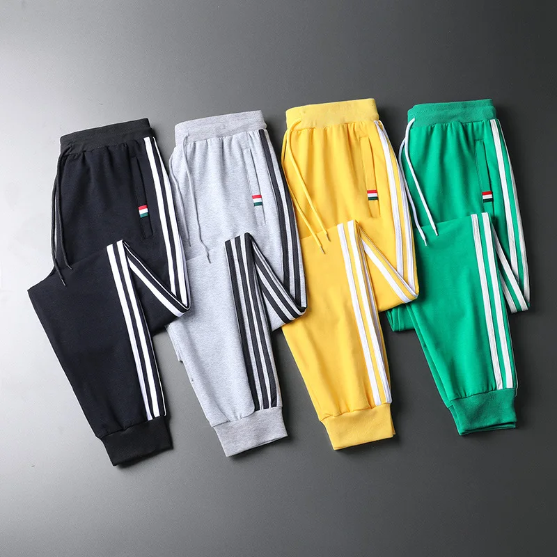 

Mens Womens Cotton Sport Soccer Training Pants Gym Workout Athletic Running Trousers Sweatpants Track Pants