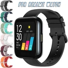 Ремешок силиконовый для наручных часов Realme, сменный спортивный браслет для смарт-часов, разные цвета, аксессуары для часов, 20 мм