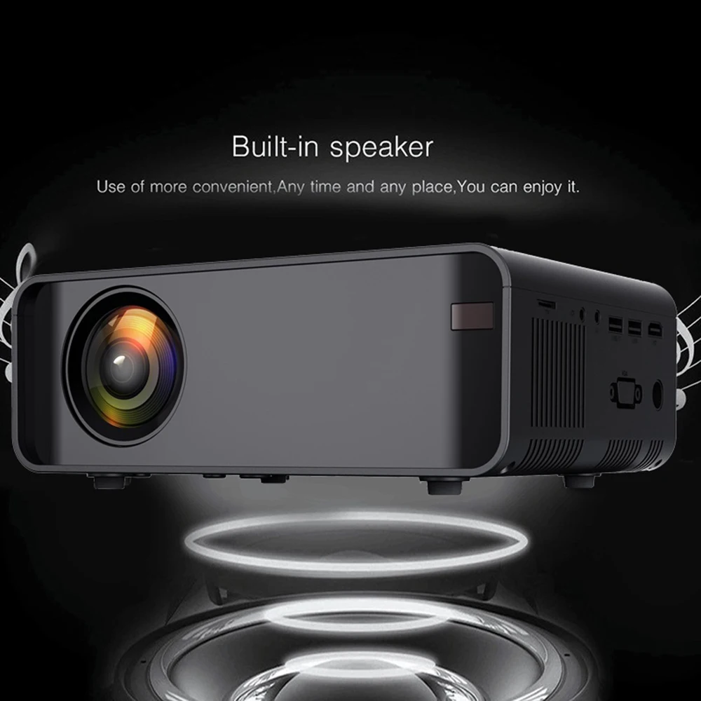 W80 светодиодный 4K 1080P 2300LM проектор Full HD мини c wifi lcd домашний кинотеатр медиаплеер