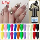 Гель-лак, не протираемый, 20 г, лак для ногтей для УФ-и светодиодной лампы, отмачиваемый, с блестками, янтарный лак, праймер для маникюра, верхнее покрытие, дизайн ногтей, TSLM1