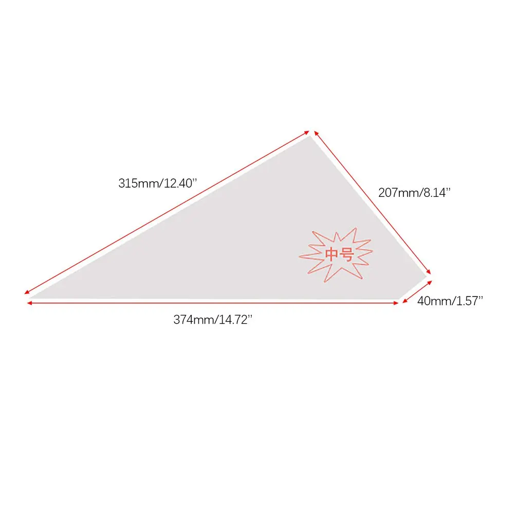 

100 Thick Plastic Disposable Pastry Bag Icing Piping Cake Cupcake Decorating Bag