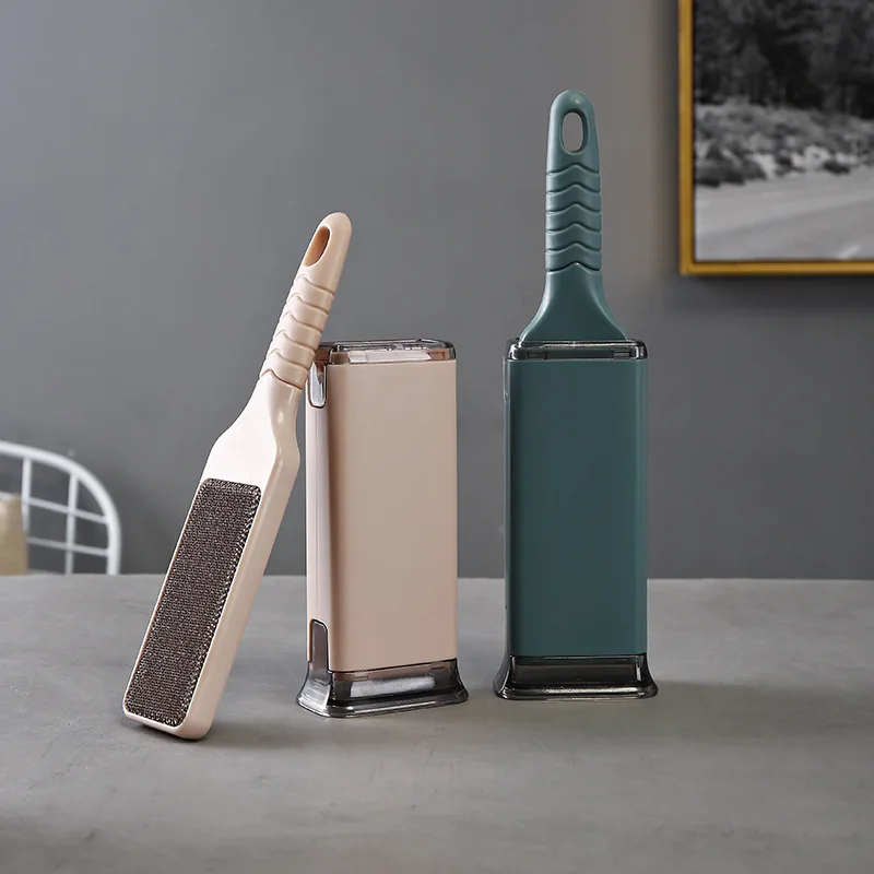 

Двусторонняя Волшебная щетка для чистки, многоразовая самоочищающаяся щетка для шерсти домашних животных, двустороннее средство для удале...