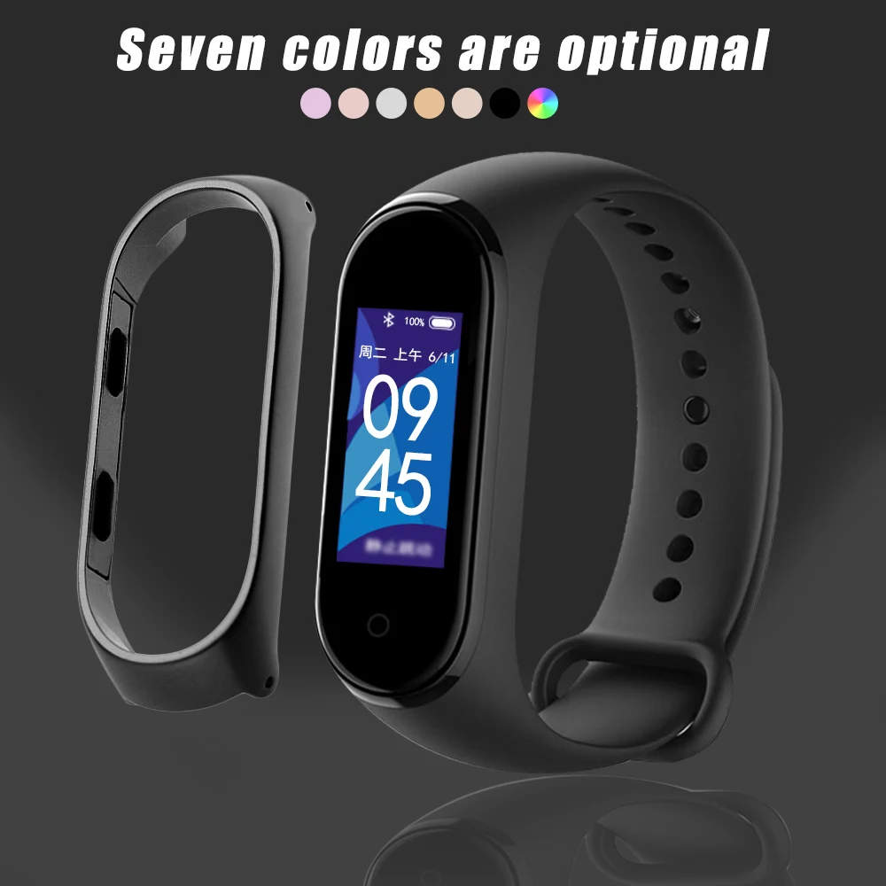 Новая рамка для часов аксессуары Xiaomi Mi Band 3 4 роскошный защитный чехол с полным
