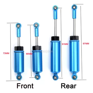 Сплав CNC 6061 73 мм передний97 мм задний амортизатор для Wltoys 12428 12429 12423 FY 01 03 RC 112 радиоуправляемая игрушка, детали для модернизации аксессуары