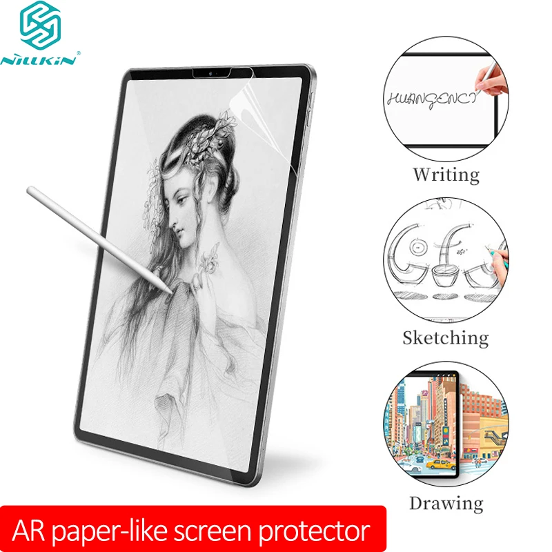 NILLKIN AR бумажный протектор экрана для iPad Pro 11 12,9 полное покрытие матовая бумага текстура эскиз пленка для iPad 9,7