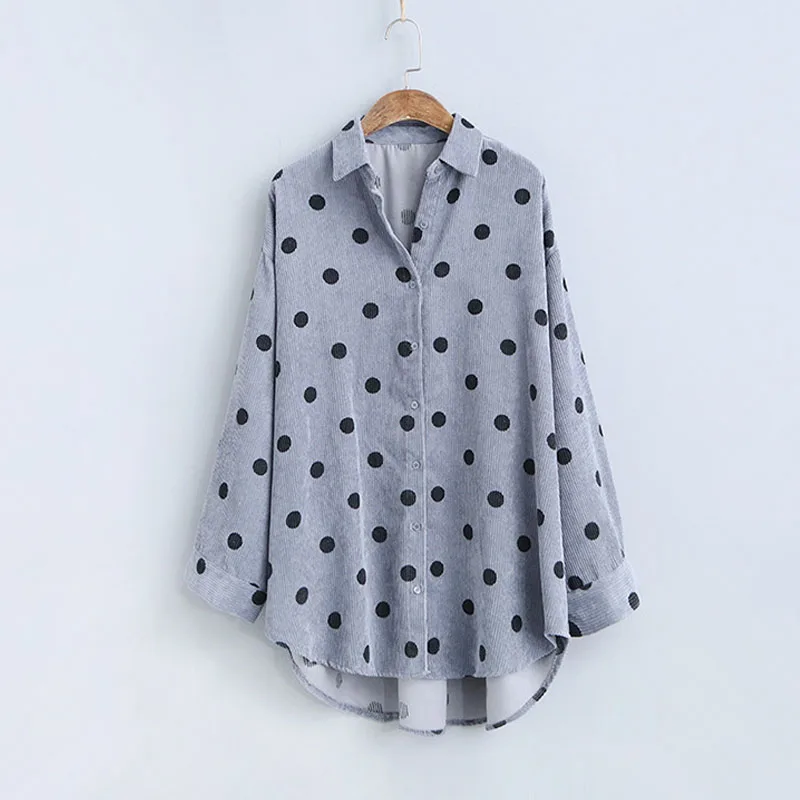 Женские вельветовые рубашки Johnature новинка 2021 стильные модные повседневные