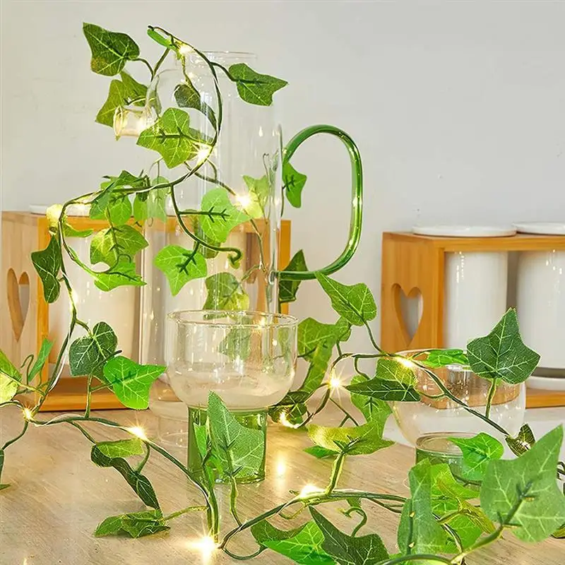 

10 Meter 100 LED Artificial Ivy Garland Light Artificial Plant Vine Hanging Garland LED Fairy Lights Decorative Patio String