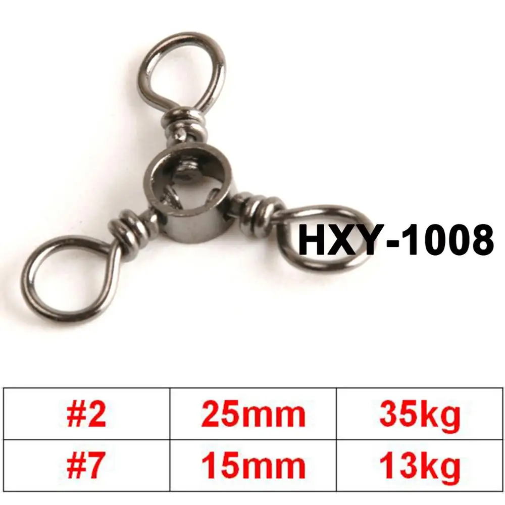 HXY-1008 50pc Maximumcatch 20 штук#1-6 шарикоподшипник поворотный с твердым кольцом рыболовный Поворотный разъем из нержавеющей стали инструменты - Цвет: HXY-1008 50pc