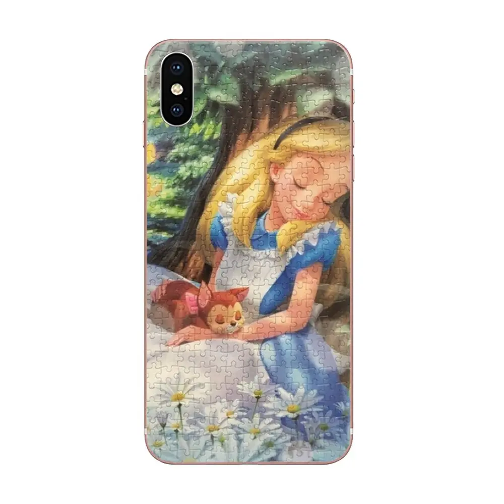 Платье принцессы Алиса в стране чудес прекрасно подходят для Galaxy Grand A3 A5 A7 A8 A9 A9S On5