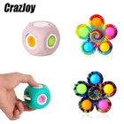 Новые игрушки-антистресс, простой Спиннер с затемнением для детей, ручной пузырьковый пузырь, затемнитель, для взрослых, игрушки для снятия стресса