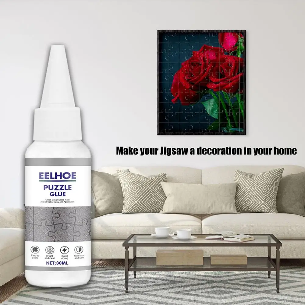 30/50/100 мл быстрое высыхание пазл клей легко наносится нетоксичный прозрачный с