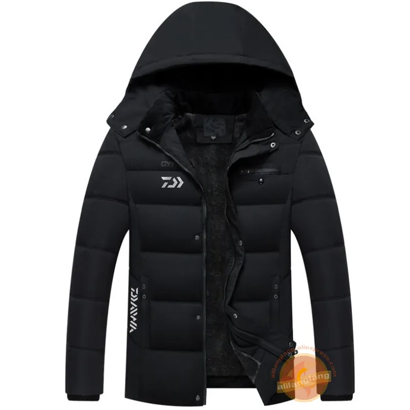 

Daiwa Plus Velvet Fishing Jackets 2020 Winter Men's Waterproof Hiking Fishing Clothing Keep Warm Outdoor Sport Fishing Clothes