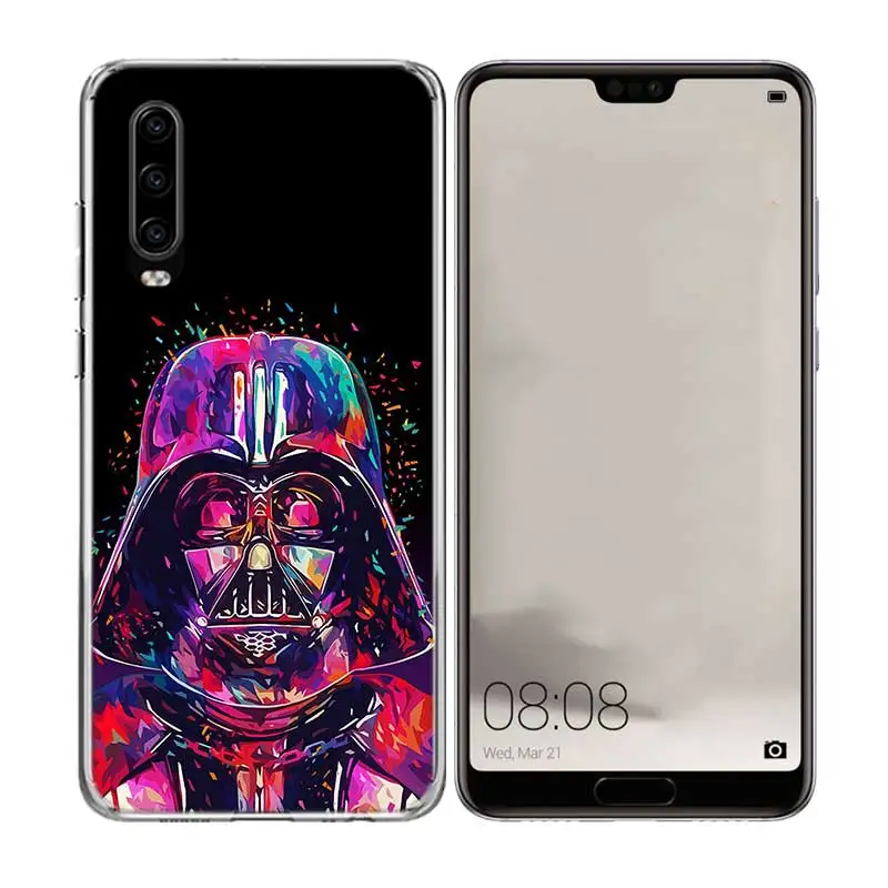 Star Wars watercolor Fashion Sof Silicon Phone Case For Huawei Honor 20 Pro 10 9 lite 8X 8A 20i 8C 8S V20 Y5 Y6 Y7 Y9 2019 Cover |