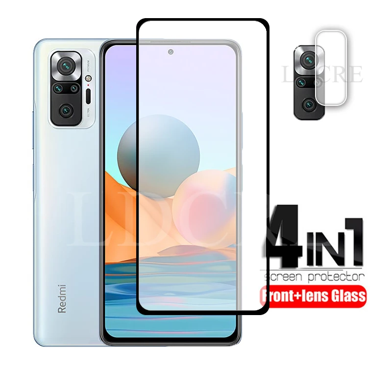 Защитное стекло для экрана и камеры Xiaomi Redmi Note 10 Pro 9T 9A 9C 5G 2 шт. | Мобильные телефоны