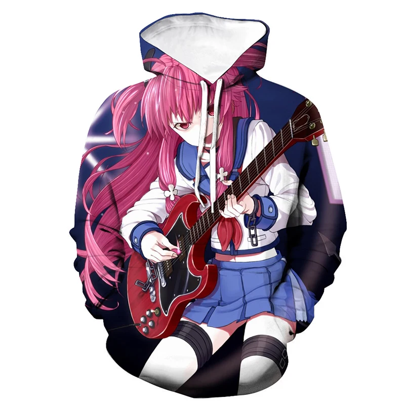 

Anime Hoodies Angel Beats Kawaii Girl 3D Print Hooded Sweatshirt Men Women Fashion Hoodie Hip Hop Pullover Tops Unisex Clothing